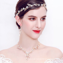 Handmade Designer Elastic Headband Wedding Bride For Women Girl Luxury Hair Accessories Pearl Rhinestone Hairband Feast Party